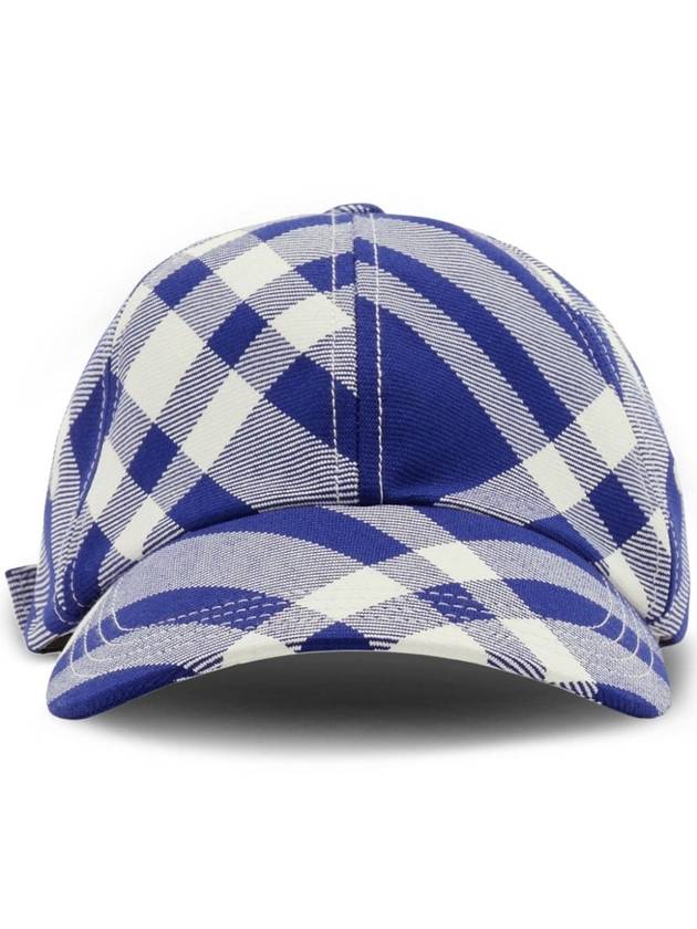 Check Ball Cap Blue - BURBERRY - BALAAN 2