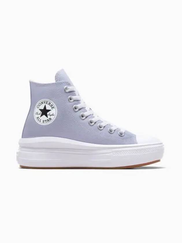 Chuck Taylor All Star Move High Top Sneakers Lilac Pewter - CONVERSE - BALAAN 1