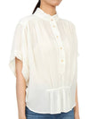 Azalea Short Sleeve Blouse Ecru - ISABEL MARANT - BALAAN 4