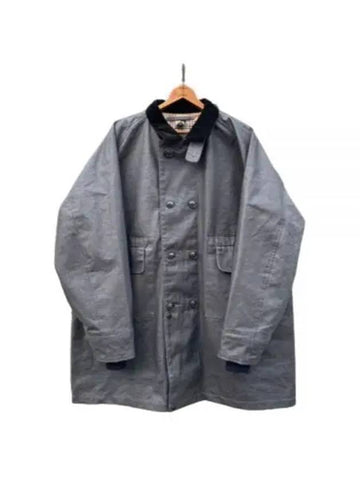 20'S FISHING COAT DYESTONE COATING 80470000000 NAVY fishing coat dyestone coating - NIGEL CABOURN - BALAAN 1