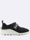 Smith Market Black Sneakers Women s Shoes - MIU MIU - BALAAN 3