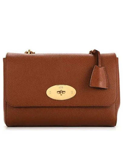 Lily Medium Grain Leather Shoulder Bag Oak - MULBERRY - BALAAN 2