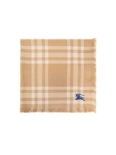 Reversible Check Pattern Scarf Camel - BURBERRY - BALAAN 2