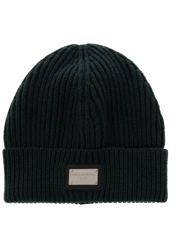 logo decorated ribbed beanie GXK63TJEMQ5 - DOLCE&GABBANA - BALAAN 2