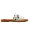 Woody Logo Print Mule White CHC19U1880810136W - CHLOE - BALAAN 3