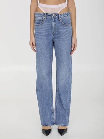 Pre-styled underwear jeans - ALEXANDER WANG - BALAAN 1