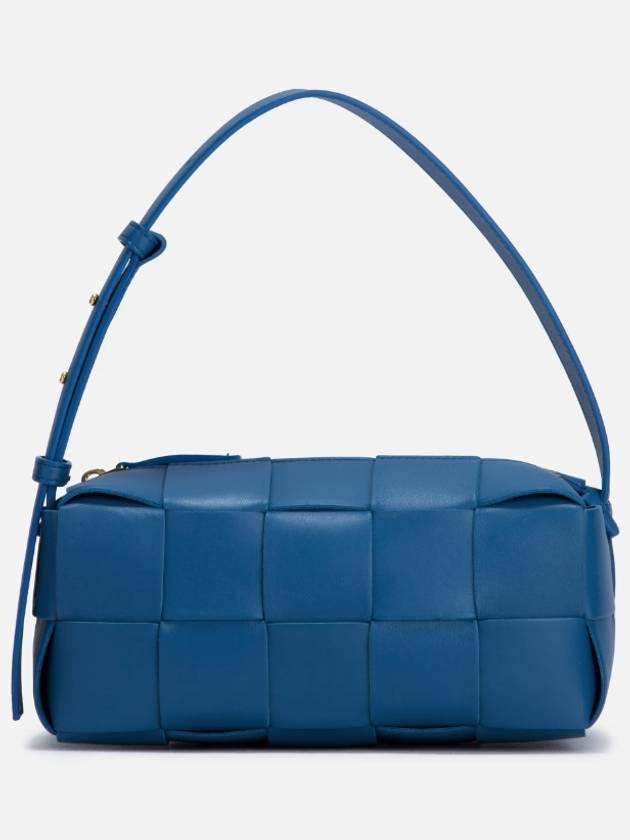 Small Brick Cassette Shoulder Bag Deep Pacific - BOTTEGA VENETA - BALAAN 3