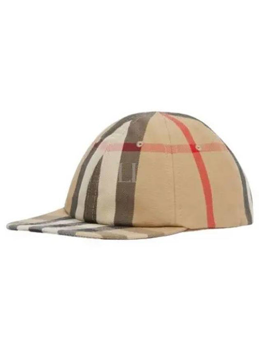 Reversible Vintage Check Cotton Ball Cap Archive Beige - BURBERRY - BALAAN 2