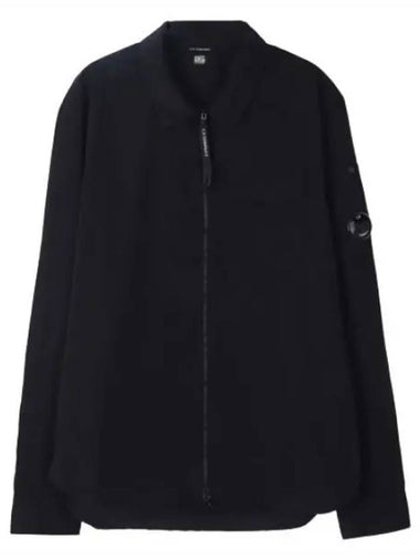 Gabardine zip up shirt - CP COMPANY - BALAAN 1