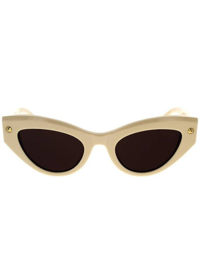 Sunglasses AM0407S 003 Ivory - ALEXANDER MCQUEEN - BALAAN 2