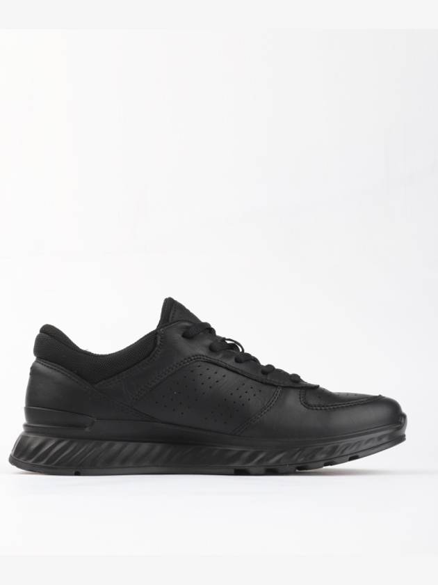 Women's Exostride Low Top Sneakers Black - ECCO - BALAAN 5