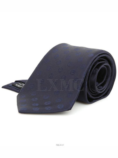 Men s Tie CC Logo Silk Blue Quilted Gift - CHANEL - BALAAN 2