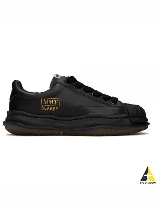 Blakey Logo OG Sole Low Top Sneakers Black - MIHARA YASUHIRO - BALAAN 2