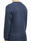 Chillax Patch Regular Sweatshirt Ink Blue - MAISON KITSUNE - BALAAN 3