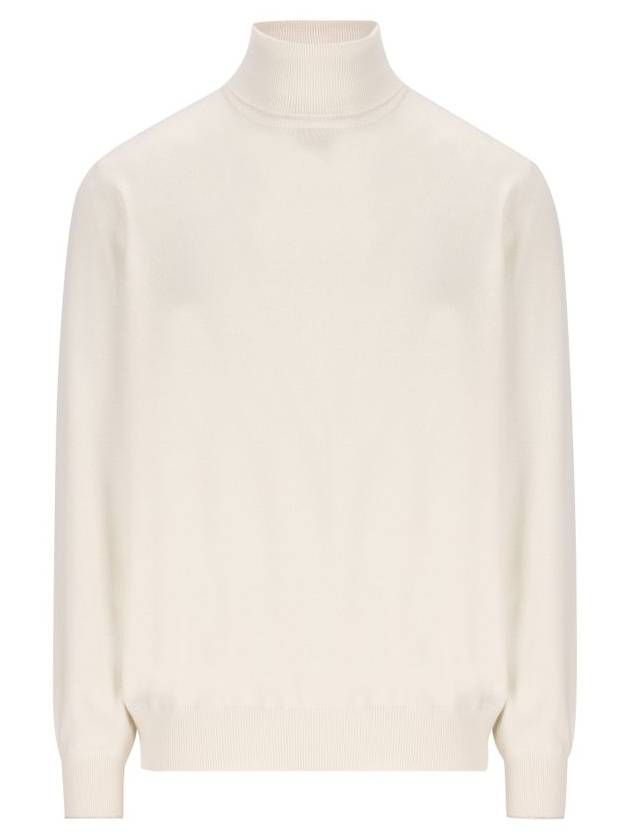 Men's Turtleneck White - BRUNELLO CUCINELLI - BALAAN 2