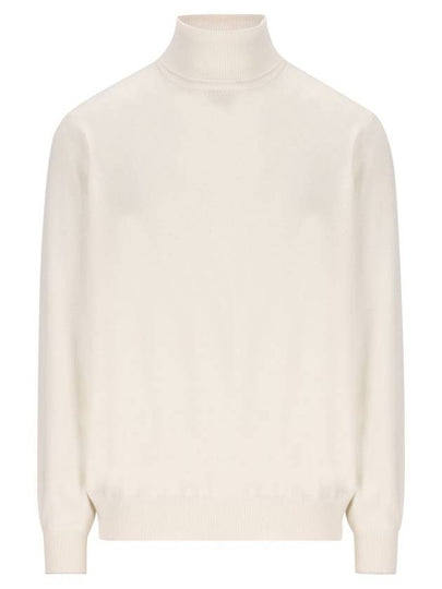 Men's Turtleneck White - BRUNELLO CUCINELLI - BALAAN 2