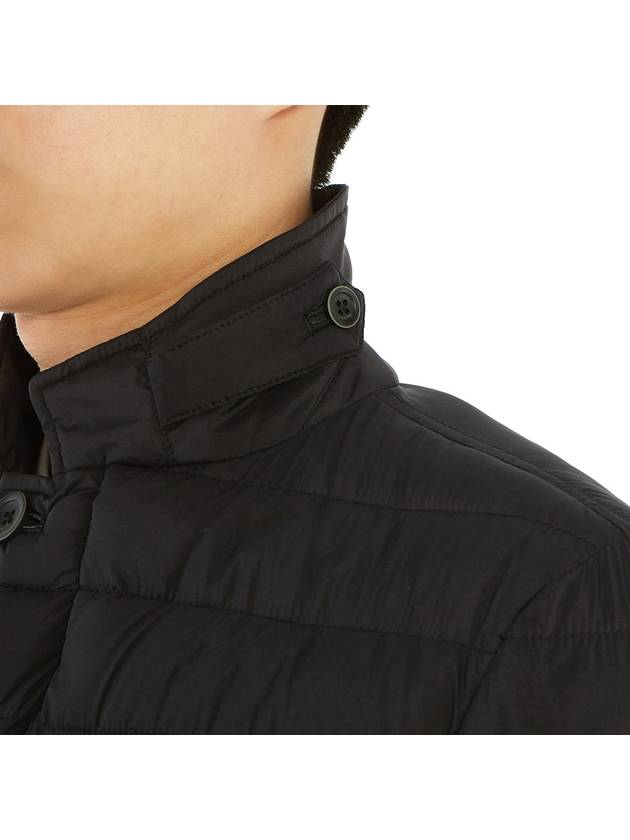 Men's Button Down Jacket Padded Black - HERNO - BALAAN 11