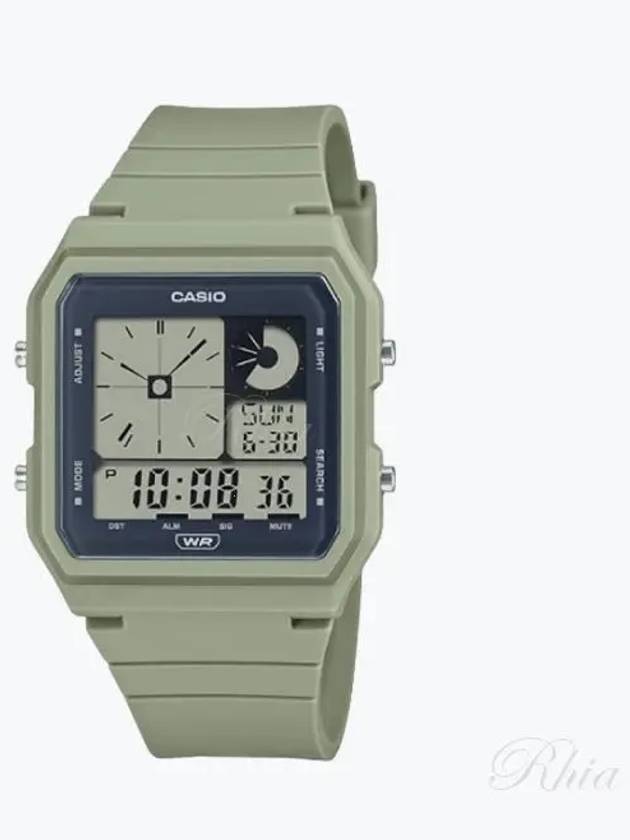 LF 20W 3ADF 3A Digital Square Vintage Retro Urethane Watch - CASIO - BALAAN 1