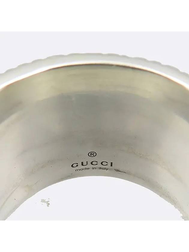 551895 925 Silver Angel Double G Ring No 14 - GUCCI - BALAAN 3