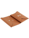 Calvi Duo Card Wallet Brown - HERMES - BALAAN 3