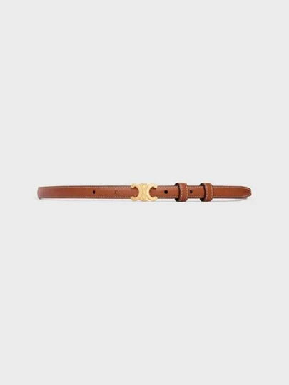 Teen Triomphe Calfskin Belt Tan - CELINE - BALAAN 2