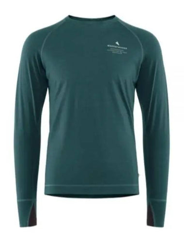 Fafne Crew Neck Long Sleeve T-Shirt Dark Deep Sea - KLATTERMUSEN - BALAAN 1