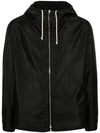 Blouson Nylon Hooded Jacket Black - JIL SANDER - BALAAN 1