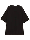 Le Typo Cotton Short Sleeve T-shirt Black - JACQUEMUS - BALAAN 3