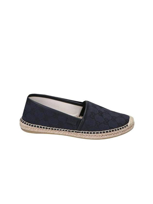 GG Canvas Espadrille Black - GUCCI - BALAAN 1