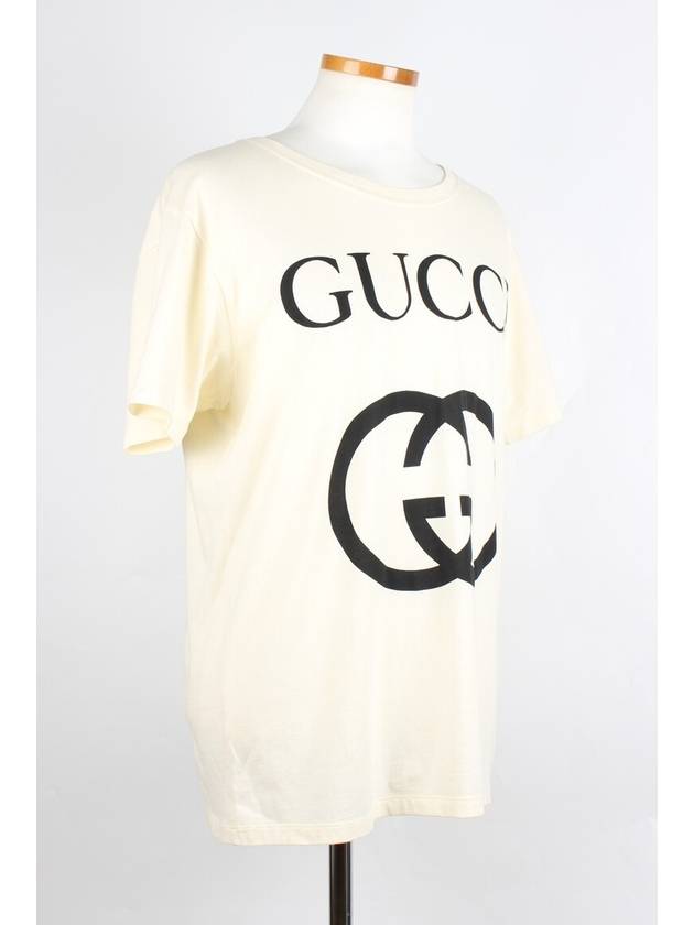 Interlocking GG logo short sleeve S - GUCCI - BALAAN 6