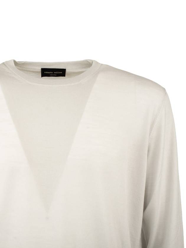 Roberto Collina Pearl Ultrafine Merino Wool Sweater - ROBERTO COLLINA - BALAAN 3