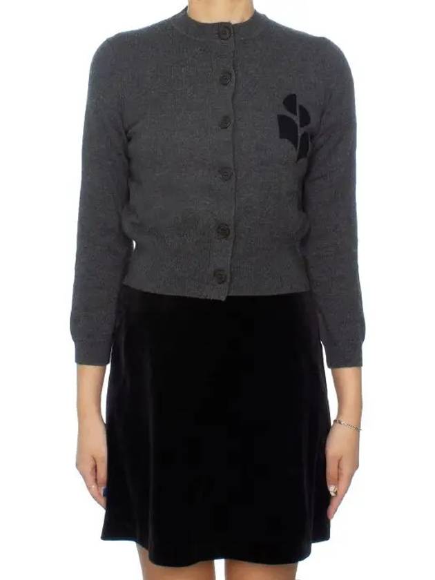 Etoile Newton logo cardigan CA0040FA A1X05E 02AN - ISABEL MARANT - BALAAN 1