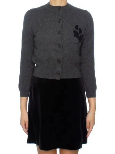 Etoile Newton logo cardigan CA0040FA A1X05E 02AN - ISABEL MARANT - BALAAN 1