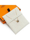 Mini Pop H Pendant Rose Gold & Noir - HERMES - BALAAN 4