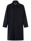 Men's OG Wool Balmacan Coat Navy - OFFGRID - BALAAN 1