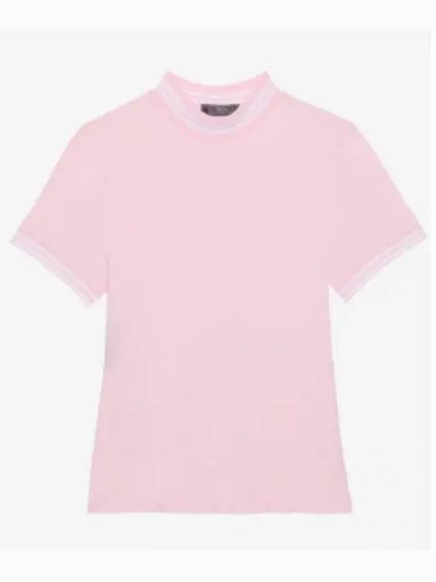 Women's Featherweight Mock Neck Golf Short Sleeve T-Shirt Blush - G/FORE - BALAAN 2