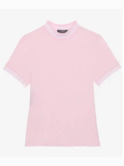 Women's Featherweight Mock Neck Golf Short Sleeve T-Shirt Blush - G/FORE - BALAAN 2