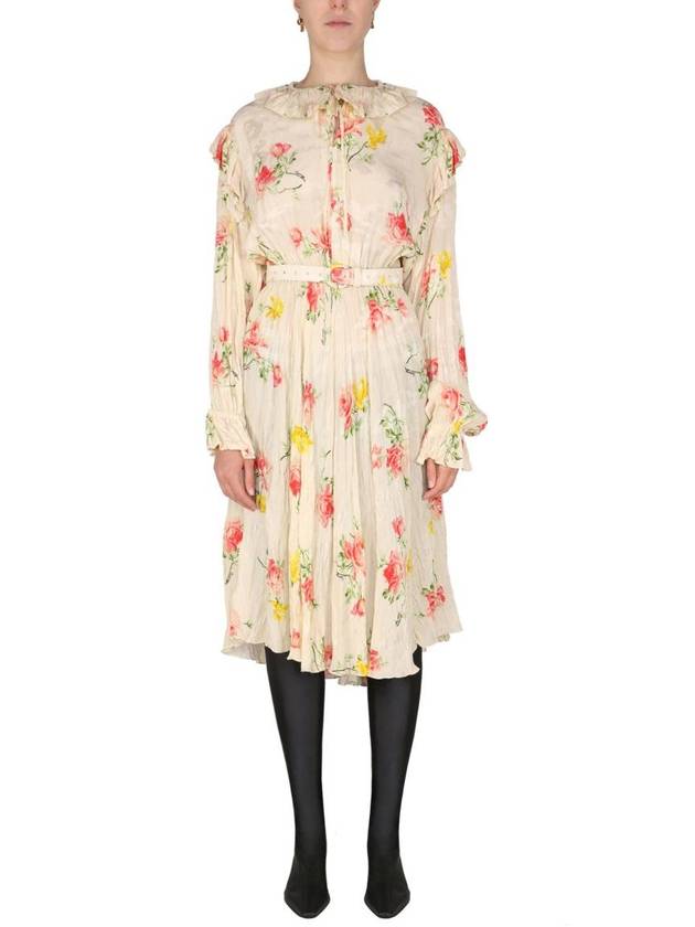 floral long dress - BALENCIAGA - BALAAN 2