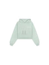 Cropped Cotton Hoodie Mint - SPORTY & RICH - BALAAN 2