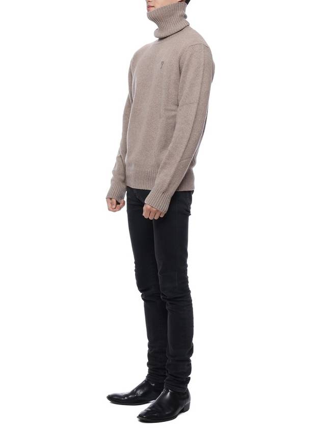 Men's Heart Logo Turtleneck Knit H21HK207_005_265_21F - AMI - BALAAN 4