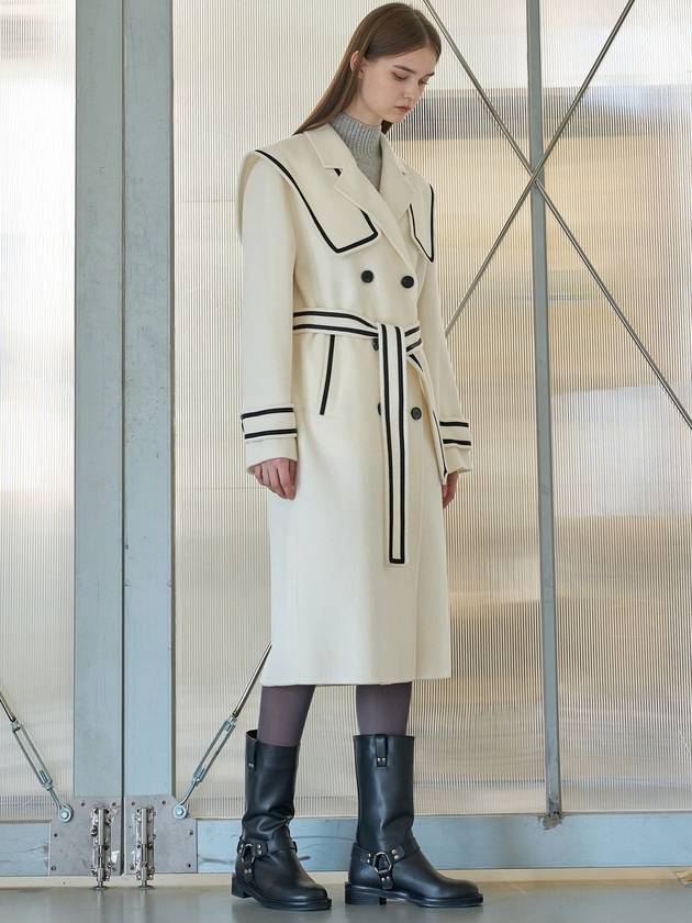 Sailor Handmade Coat Ivory - MITTE - BALAAN 1