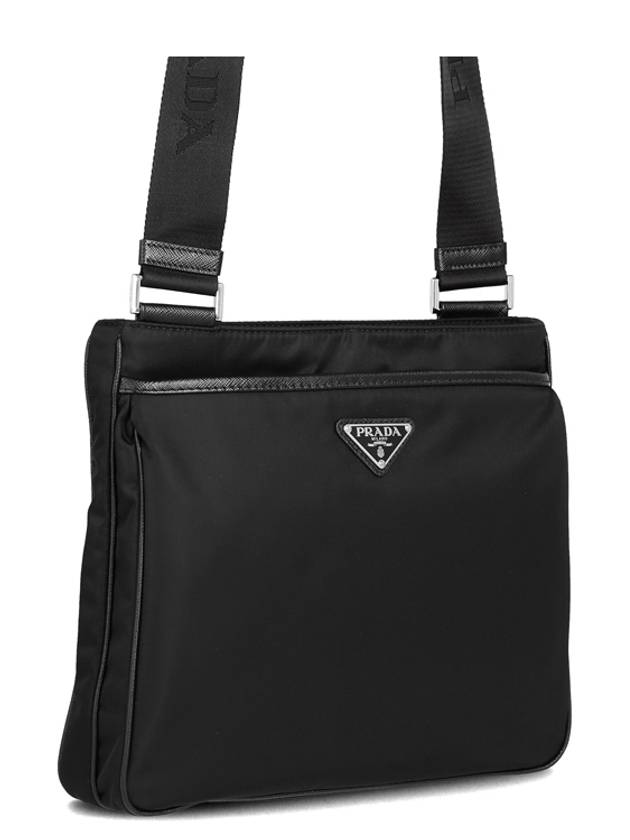 Pocono Saffiano Messenger Bag Black - PRADA - BALAAN 3