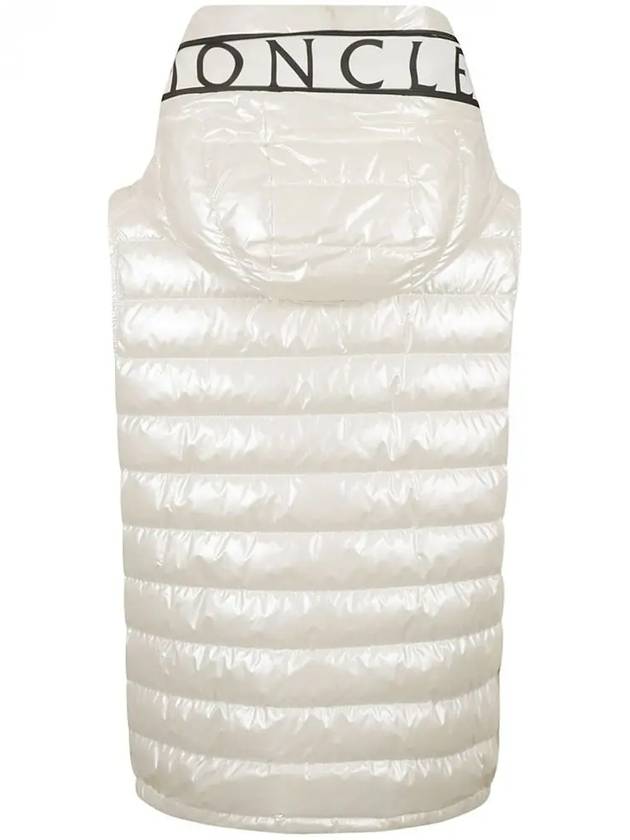 AKAISHI padded vest white 1A000 59 596J9 001 - MONCLER - BALAAN 3