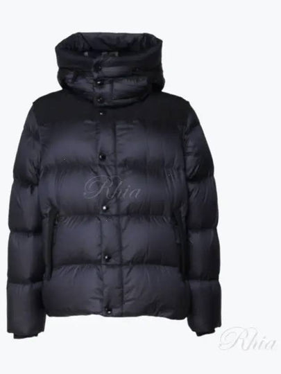 Hooded Nylon Down Padding Navy - BURBERRY - BALAAN 2