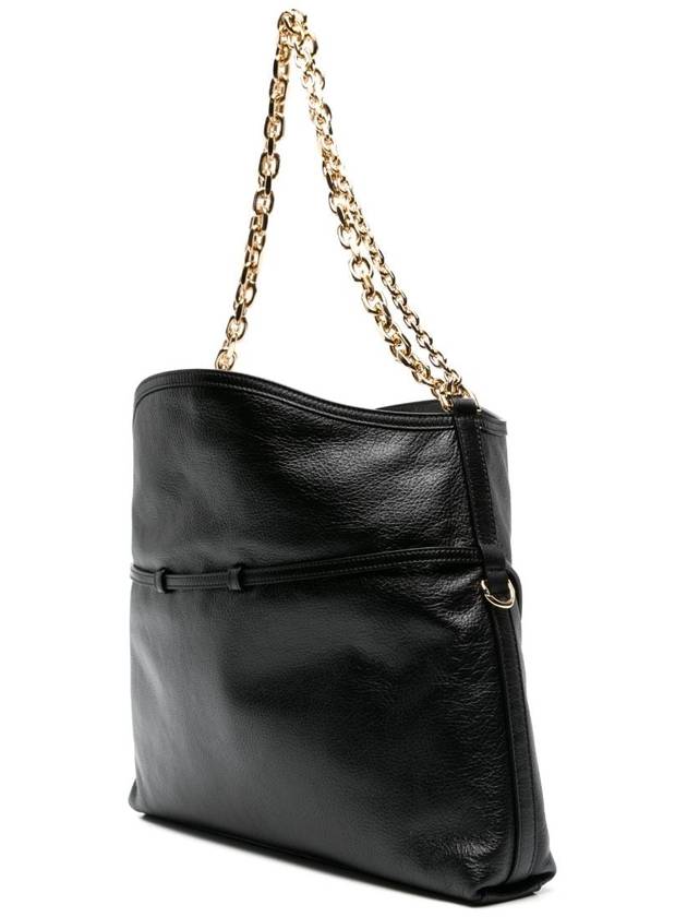 Voyou Chain Leather Shoulder Bag Black - GIVENCHY - BALAAN 4