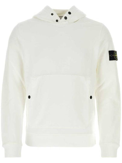 Garment Dyed Hoodie White - STONE ISLAND - BALAAN 2