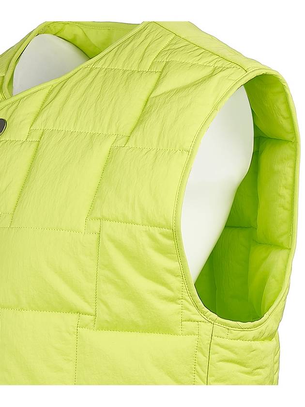 Intrecciato Padding Vest Acid Kiwi - BOTTEGA VENETA - BALAAN 7