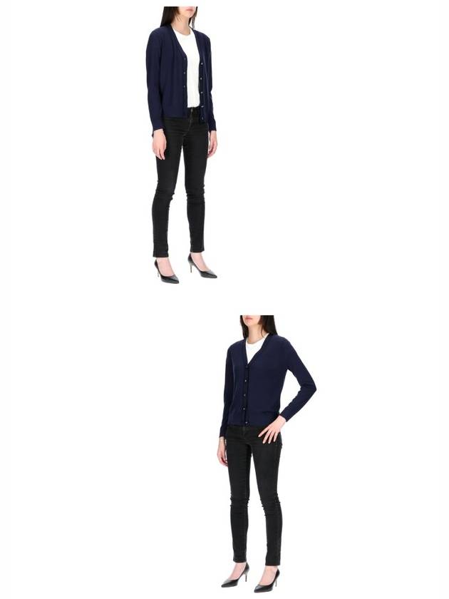 Simone Knit Cardigan Navy - TORY BURCH - BALAAN 4