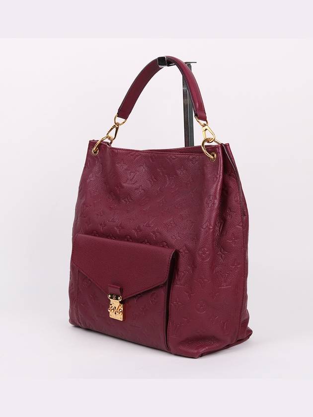 Burgundy Empreinte Metis Top Handle Bag M40813 - LOUIS VUITTON - BALAAN 3