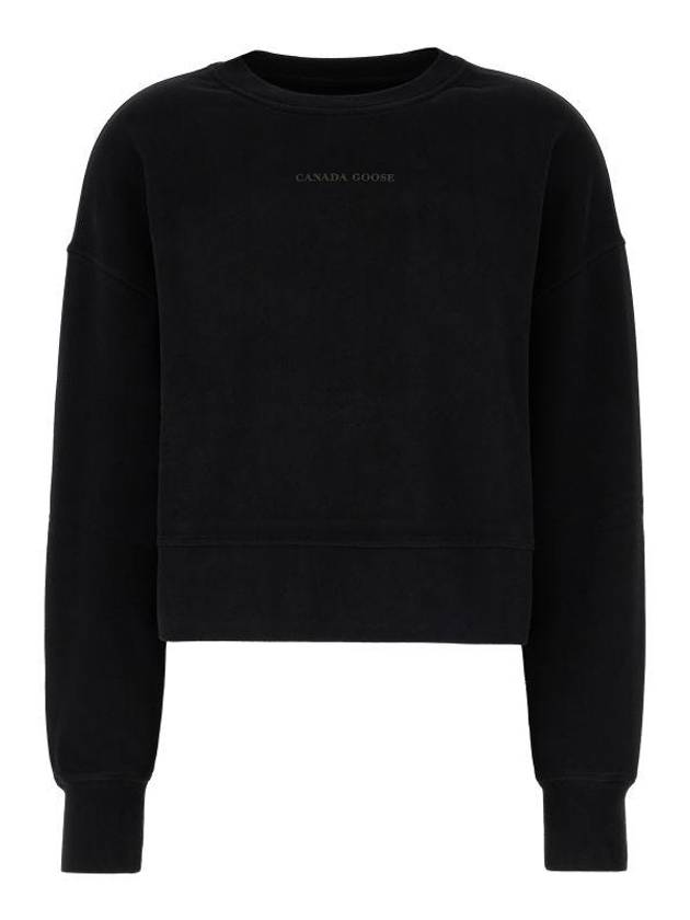 Muskoka Logo Sweatshirt Black - CANADA GOOSE - BALAAN 2